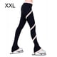 thumbnail image 4 of Eigraketly pantalones largos de patinaje sobre hielo medias de spandex pantalones de patinaje pantalones de entrenamiento de equipo amigables con la piel Uniforme atlético Rosa Claro/XXL Eigraketly OD025264-12, 4 of 5