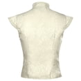 thumbnail image 5 of Men's Renaissance Tudor Vest Costume Medieval Ren Faire Jerkin Vest Vintage Brocade Jacquard Waistcoat for Halloween, 5 of 7
