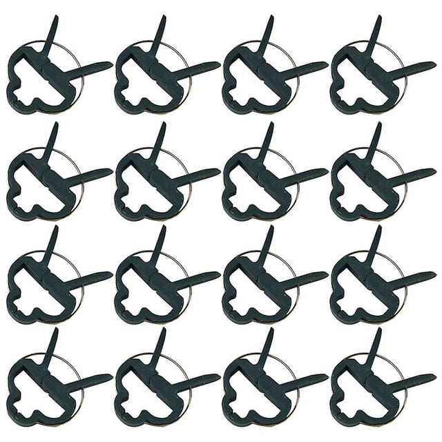 80 clips de plástico.