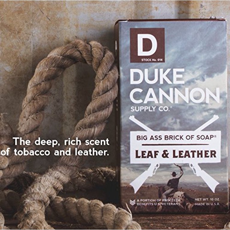 Duke Cannon Big Ass Brick of Soap - Trophy Game - Smoked Leather & Amber  Scent, 10 oz, 1 Bar