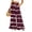 Wine_#04, variant on Sewkxo Womens Wide Leg Pants Drawstring Elastic High Waisted Ruffle Hem Palazzo Pants with Pockets,Navy L