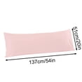 thumbnail image 2 of Pillow Case Clearance Brushed Microfiber Body Pillow Cover Soft And Cozy Full Body Pillowcase For Adults 20 X 54 Khaki (Not Include Body Pillow), Home Textile Pillow Case, 2 of 3