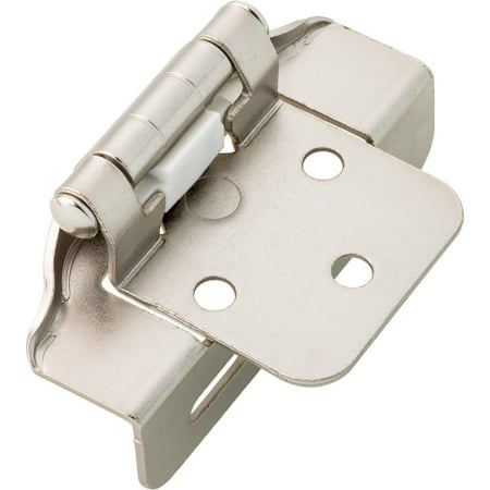 Franklin Brass H01915k-B 1/2  Overlay Traditional Cabinet Door Hinge - Nickel