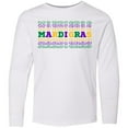 thumbnail image 3 of Inktastic Mardi Gras Mirror Words Long Sleeve Youth T-Shirt, 3 of 5