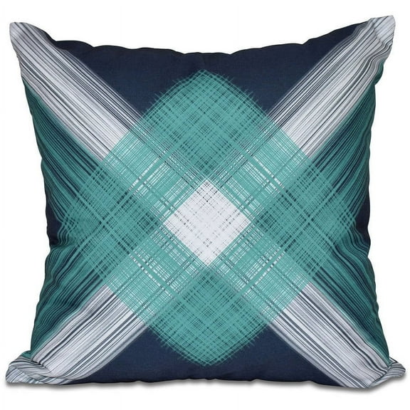 Simply Daisy 16" x 16" String Art Geometric Print Outdoor Pillow