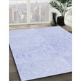 thumbnail image 3 of Ahgly Company Machine Washable Indoor Rectangle Transitional Lavender Blue Area Rugs, 7' x 10', 3 of 7