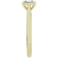 thumbnail image 5 of Unique Moments 0.33 Carat Solitaire 4-Prong Lab Grown Radiant Diamond Engagement Ring 10K Yellow Gold, 5 of 7