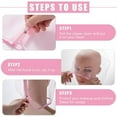thumbnail image 3 of Duslogis 3 Pack Makeup Protector Hood for Face, Protects Hair and Make Up While Getting Dressed, Chiffon Makeup Hood Zipper Closure Face Cover for Women Beauty Weddings (Pink), 3 of 7