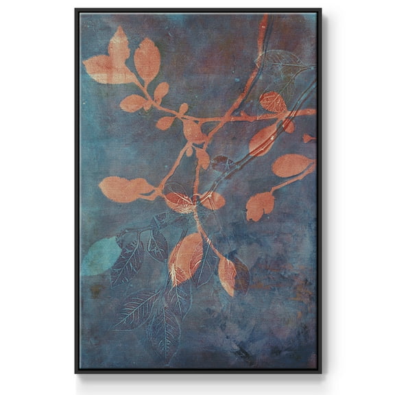 Branching Out XVIII Framed Premium Gallery Wrapped Canvas - Ready to Hang - 17 x 25 - Black Floating Frame