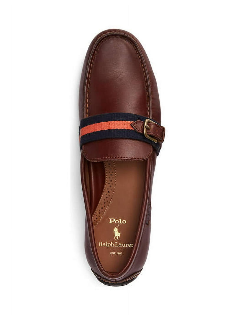 Polo Ralph lauren men\'s riali leather loafers driver shoes 10  Size brown Polo Ralph Lauren Men main image 3