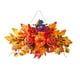 thumbnail image 2 of Corona de Halloween con Calabaza y Hojas de Arce: Decoración de Plástico Naranja para Colgar En La Puerta, Ideal para La Cosecha, Acción de Gracias y Otoño., 2 of 6