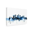 thumbnail image 3 of Trademark Fine Art Michael Tompsett Atlanta Georgia Skyline White Canvas Wall Art - 22x32, 3 of 5