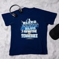 thumbnail image 3 of Tennessee Football "I Bleed Navy, Blue, and White - GO Tennessee!" Blue T-shirt, 3 of 5