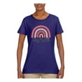 thumbnail image 3 of Waymaker Rainbow Inspirational/Christian Womens Graphic T-Shirt, Purple, XX-Large, 3 of 5