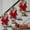 Red, variant on SDJMa Garland Stairway Swag Trim,Christmas Swag Wreaths for Front Door Holiday Wall Window Hanging Ornaments for Indoor Outdoor Home Xmas Decor (Gold)