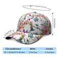 thumbnail image 5 of Wildflower Dad Hat – Rustic Floral Baseball Cap Featuring Artistic Watercolor Bloom and Botanical Nature Pattern, Adjustable Snapback, 5 of 7
