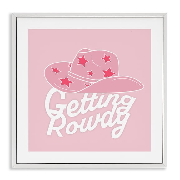 Stupell Industries Bohemian White Framed Giclee Art, 24 x 24, by Corinne Rose Designs