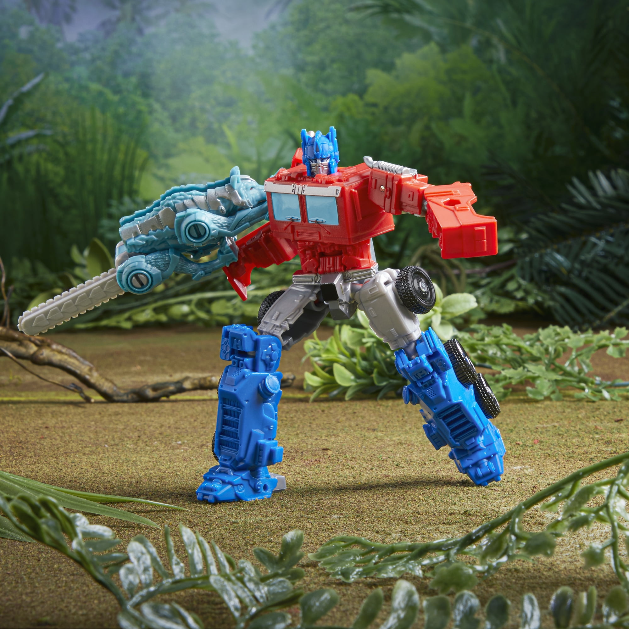 Transformers: Rise of the Beasts Optimus Prime & Chainclaw Action Figures, Ages 6+ (5.5”)