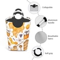 thumbnail image 3 of Honeii Honey Bee Set Print Laundry Hamper Collapsible Laundry Baskets, Freestanding Waterproof Clothes Hamper with Easy Carry Handles, 3 of 5