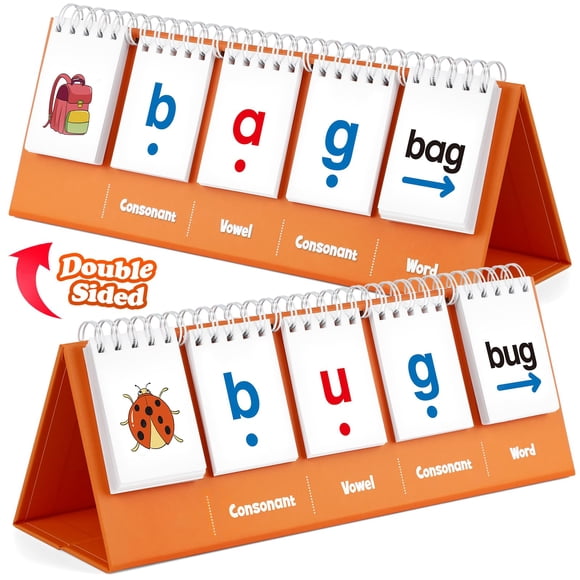 Flash Cards Aizweb CVC Word Games Phonics para niños de 3 a 6 años