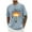 Light Blue 01, variant on T-Shirts for Men Plus Size Plam Printed Crewneck Short Sleeve Tee T-Shirts Sports Fitness Blouse