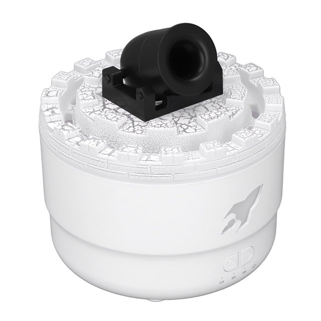 Difusor de Aromaterapia de 200 ml, Control de Humedad Luz Ambiental LED DE 7 Colores Humidificador Esencial Silencioso de Niebla fría para el Hogar, Oficina, Spa y Yoga Negro Negro