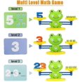 thumbnail image 5 of Cool Math Game, Frog Balance Counting Toys For Boys & Girls Educational Number Toy Fun Children's Gift Learning Age 3+, 5 of 5