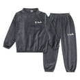thumbnail image 4 of Pajamas for Boys Grey Boys Fuzzy Pajamas Soft Warm Boys Winter Pajamas Pjs for Boys 13-14 Years, 4 of 4