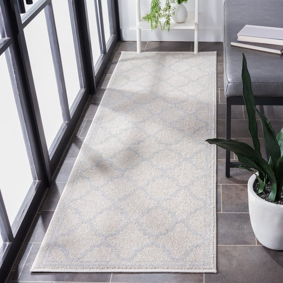 Safavieh Amherst Trina Geometric Runner Rug, Beige/Light Gray, 2'3" x 17'