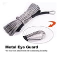 thumbnail image 2 of 1/4''x50' Truck Boat Emergency Replacement Car Outdoor Accessories Synthetic Winch Rope Cable ATV UTV 7700lbs 12 Strand String ,Great Compatibility, 2 of 8