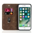 thumbnail image 3 of Wallet Case for iPhone 7 / iPhone 8 / iPhone SE 2020, Shockproof Soft TPU Protective Flip Case with Wireless Charging Stand Card Slots Magnet Cover for iPhone 7 / iPhone 8 / iPhone SE 4.7 Inch,Brown, 3 of 12
