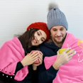 thumbnail image 2 of LHSHID Bride Groom Gifts Wedding Engagement Gifts for Couples Newlywed Gifts for Couples Best Bride and Groom Blanket Present Anniversary Bridal Shower Gift Ideas for Her Him 60x80in, 2 of 6