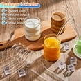 thumbnail image 3 of Juego de vasos de vidrio Tessco Vintage Drinking de 400 ml con 4 pajitas, 3 of 7