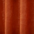 thumbnail image 5 of TOWN & COUNTRY EVERYDAY Lustre Solid Heavyweight Textured Sateen Indoor Curtains, Room Darkening Opacity, Grommet Top, Energy Efficient, 2-Pack Set, 52"x96", Mecca Orange, 5 of 10