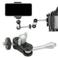 thumbnail image 4 of Camera Extension Mount Bar, Strong Compatibility Aluminium Alloy Universal Camera Extend Bracket  For Fill Light TM-3 98mm,TM-4 93mm, 4 of 8
