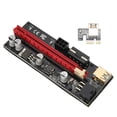 thumbnail image 4 of Carte Graphique Minière PCIe Riser, PCIe 1X à 16X Carte Riser PCB 6 Broches Interface Multi Couche Fil Blindé pour Gagner 10 pour Gagner 8 pour Win7 Bleu, 4 of 8