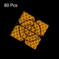 thumbnail image 3 of Unique Bargains 80packs Survey Reflector Sheets 40mm Self-adhesive Survey Target Mark, Yellow, 3 of 6