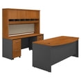 thumbnail image 1 of Bush Business Furniture Series C Bow Réception Bureau Suite-Naturel Cerise/gris, 1 of 13
