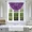 Purple, variant on Rs8 1-Piece Purple Waterfall Blackout Rod Pocket Window Valance With Decorative Trim 48"Wx 38"L