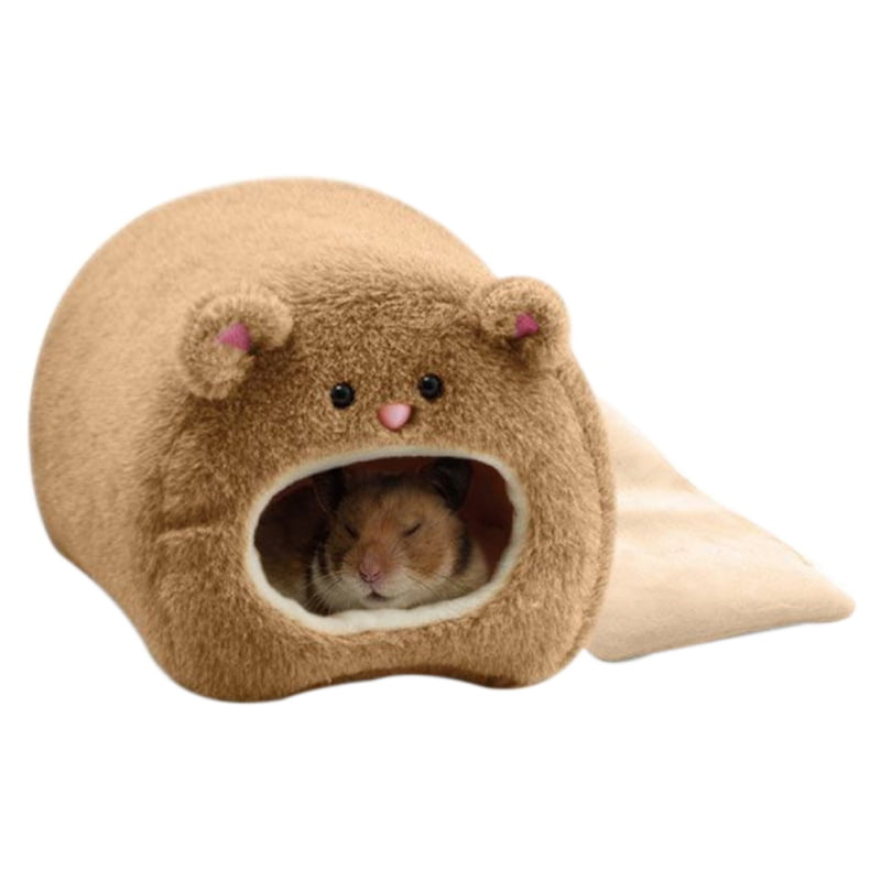 Winter Cute Pet Hamster House Bed Warm Squirrel Cage Nest Accessory 