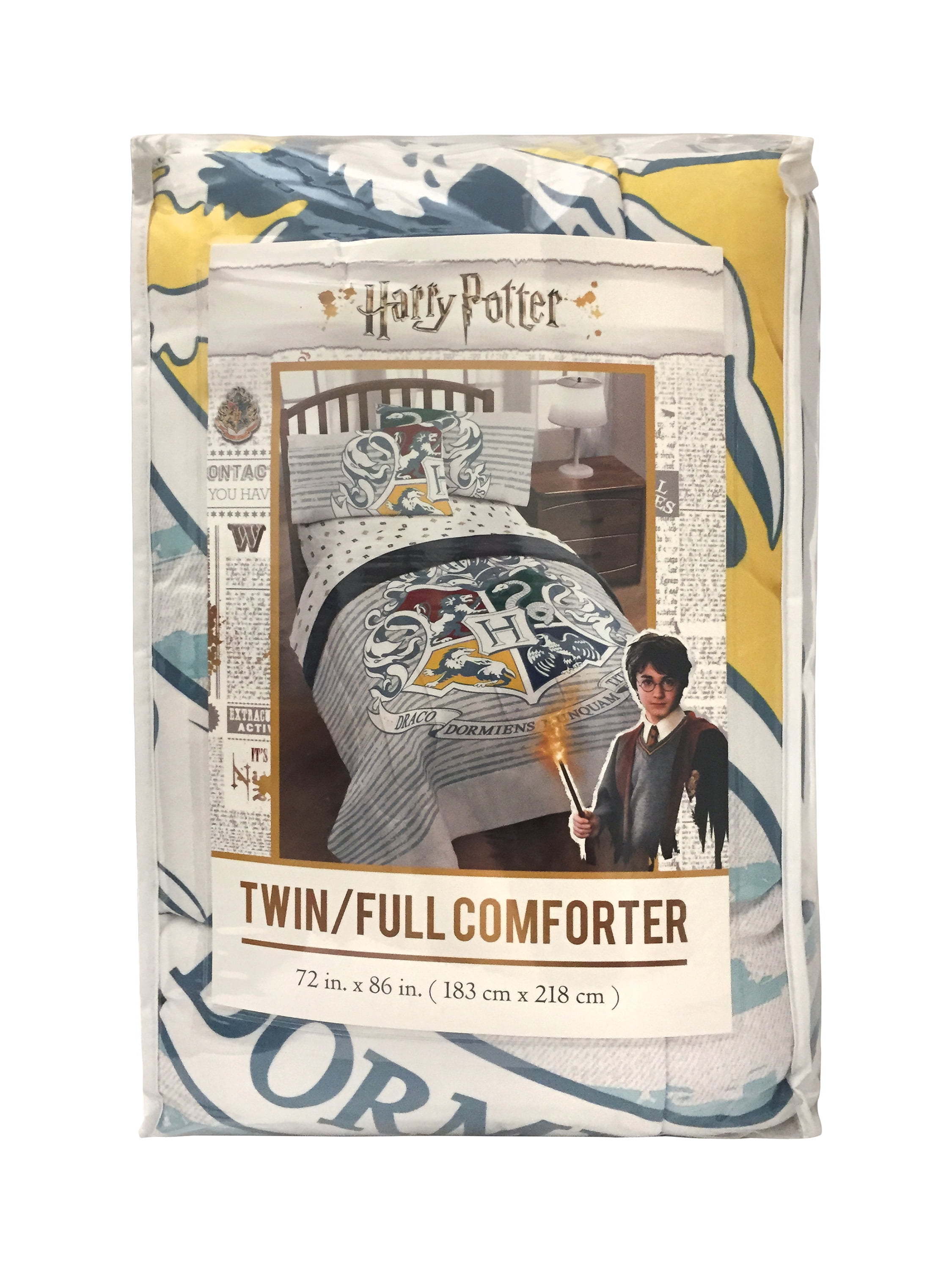 Harry Potter Hogwarts Crest Reversible Twin/Full Comforter