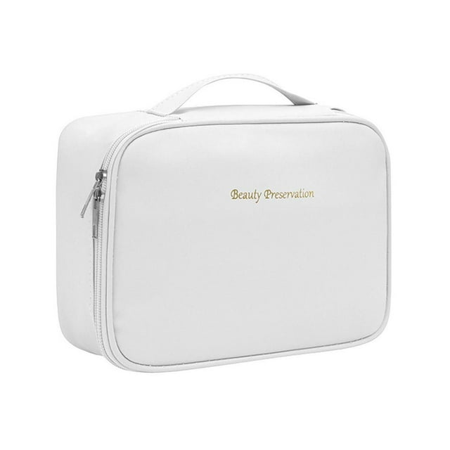 Premium Travel Makeup Cosmetics Bag, Large Professional Organizer With Customizable