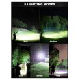 Flashlight Lumen Haut - Lampe De Poche Led Zoom Réglable, Puissant