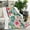 Pioneer Flower-1, variant on Pioneer Flower Blanket,Comfortable Soft Flannel Throw Blanket,All Season,Warm Lightweight Blankets for Sofa Bed Couch Living Room Chair,30"x40"(80x100cm)