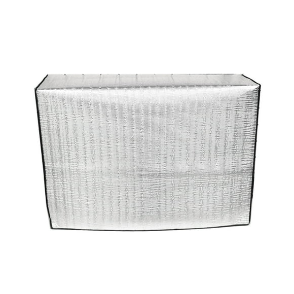 Para Aire Acondicionado De Papel De Aluminio De Doble Capa, Cubierta Exterior Impermeable, Cubierta Protectora Limpia A Prueba De Sol Yuarrent HA040150-03