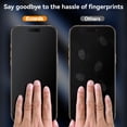 thumbnail image 3 of Protector de pantalla Esanik Matte Glass, paquete de 2 unidades, para iPhone 16 Pro, 3 of 7