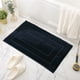 thumbnail image 4 of Alfombra de baño de microfibra blanda, alfombra absorbente antideslizante de 40x60 pulgadas - Alfombra de baño lavable a máquina y de secado rápido para bañera y suelo, 4 of 8