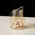 thumbnail image 5 of Metal Wire Candle Holder, Glass Pillar Candle Holders Tea Light Candleholders for Home Decor Table Decorations - style:style1, 5 of 5