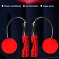 thumbnail image 2 of TureClos Jump Rope Adjustable Cordless Skipping Rope with 2 Bearing Weighted Ball for Training Fitness, Red, 2 of 10