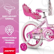 Huffy 16 Disney Princess Kids Bike, Fits Riders 35 - 40, Pink, Child, Girls